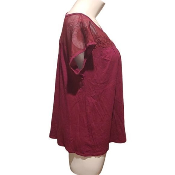 [Lane Bryant] Sheer Top Short Sleeve - Size 14/16 - Picture 4 of 10